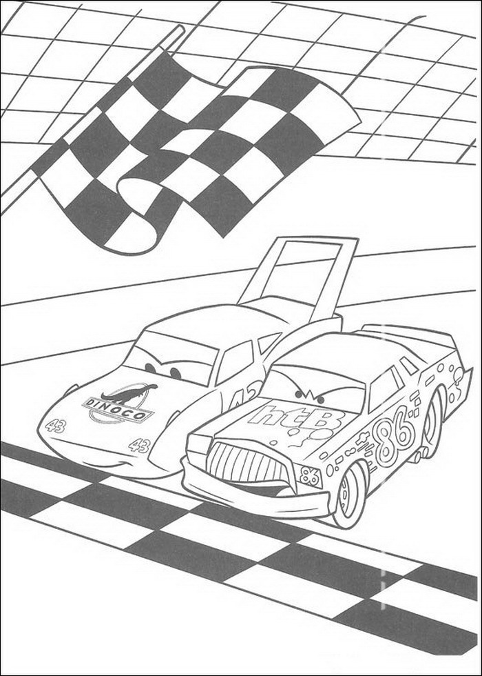 Kids-n-fun.com | Coloring page Cars (Pixar) Cars (Pixar)
